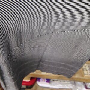 Sahalie Black and White Striped Shirt